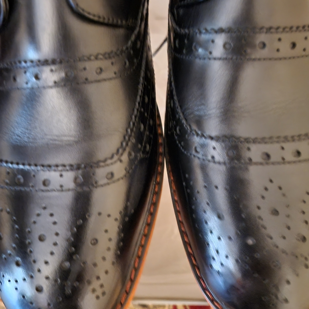 RARE style Giovanni Mens boots size 10.5 Black - Picture 6 of 6
